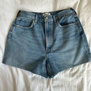 Agolde Blue Denim Women's Shorts
